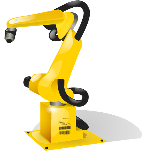 Industrial Robot Shadow Icon 512x512 png